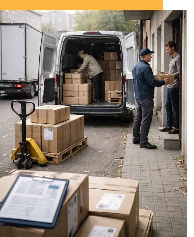 Доставка грузов от двери до двери с таможней от 49244 руб.