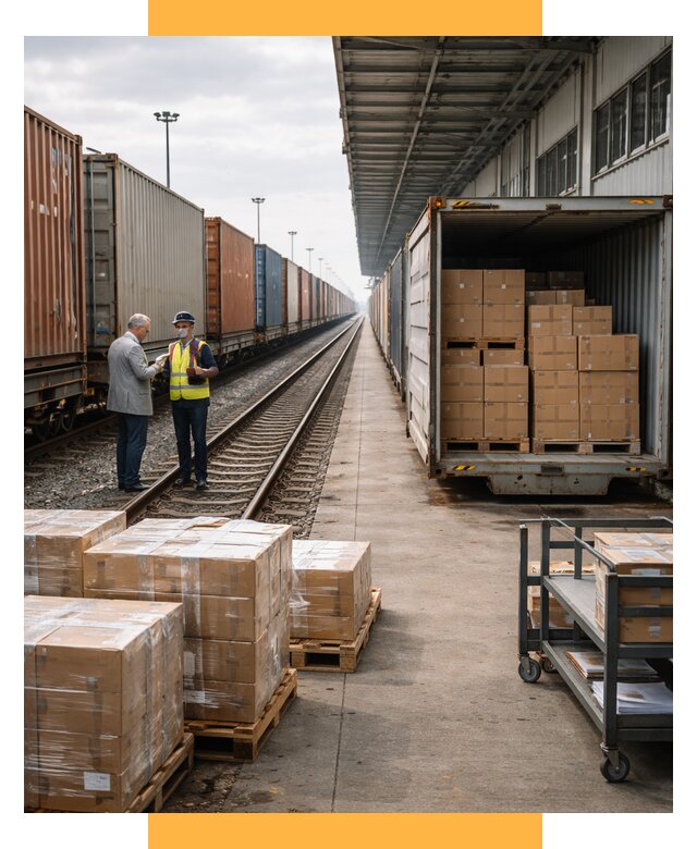 ЖД перевозки из Китая от 98487 р. — надежно с СетСервис-Вгн