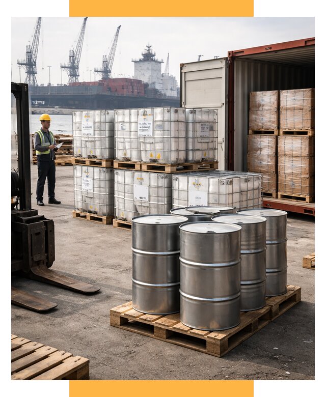 Доставка химического сырья из Индии от 273575 р. | СетСервис-Вгн