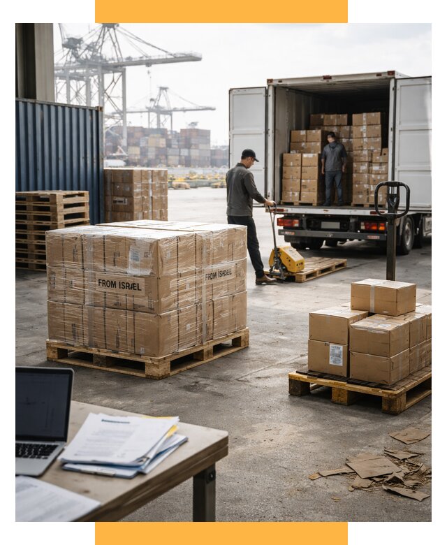 Доставка грузов из Израиля от 16415 р., логистика от СетСервис-Вгн