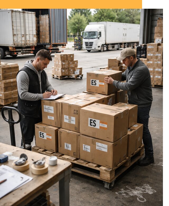 Доставка грузов в Испанию автотранспортом от 38301 руб