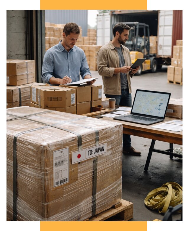 Доставка грузов в Японию от 27358 р., логистика СетСервис-Вгн