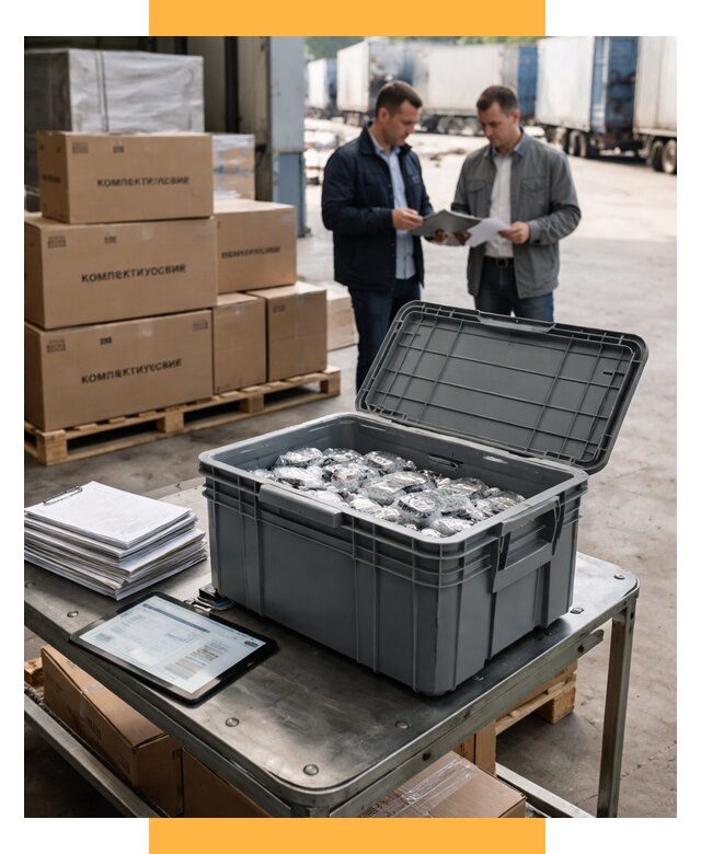 Перевозка комплектующих из Китая от 7113 р. | СетСервис-Вгн