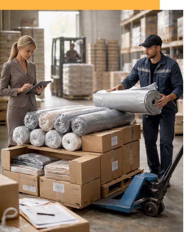 Перевозка текстиля по миру от 16415 руб. с таможней и страхованием