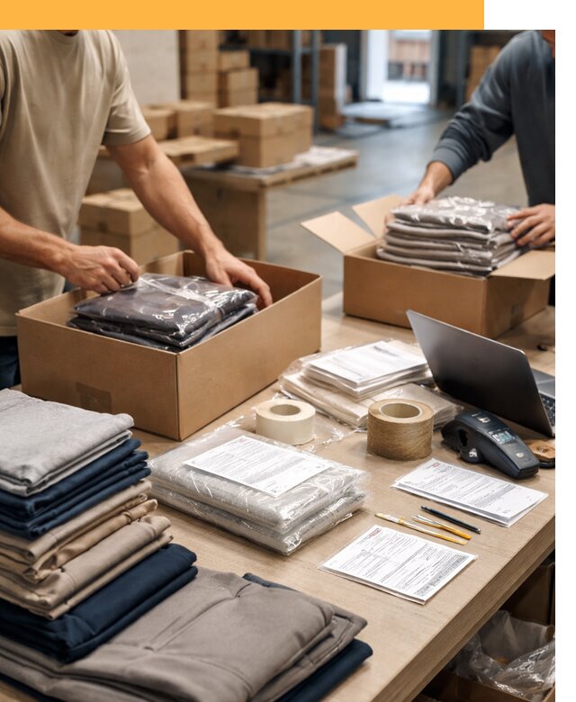 Перевозка одежды по миру от 8207 руб. с таможенным оформлением