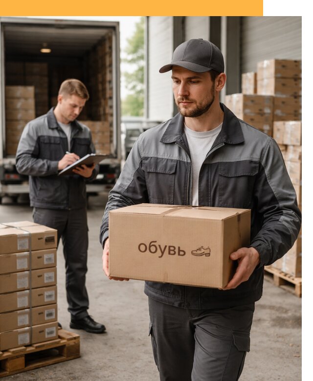 Международная перевозка обуви с таможенным оформлением от 4924