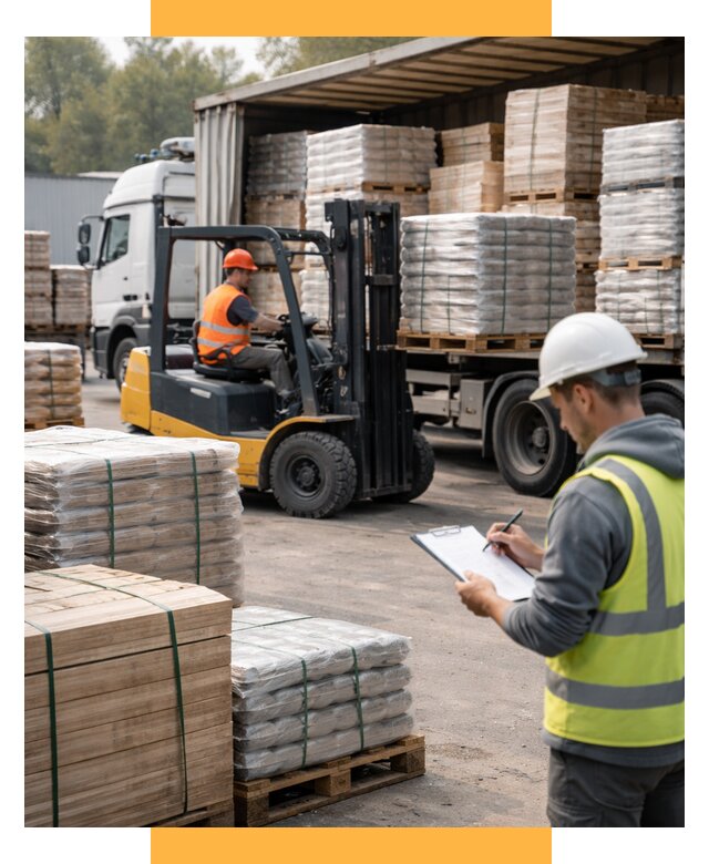 Перевозка строительных материалов от 6019 р. | СетСервис-Вгн