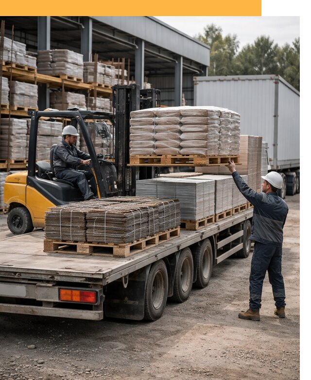 Перевозка строительных материалов по миру от 6019 руб