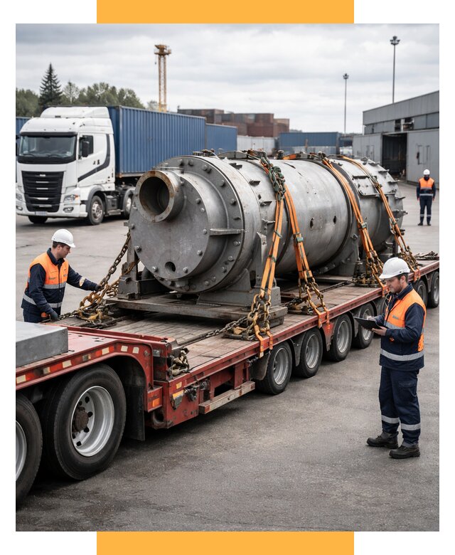 Перевозка тяжеловесных грузов под ключ от 164145 р. | СетСервис-Вгн