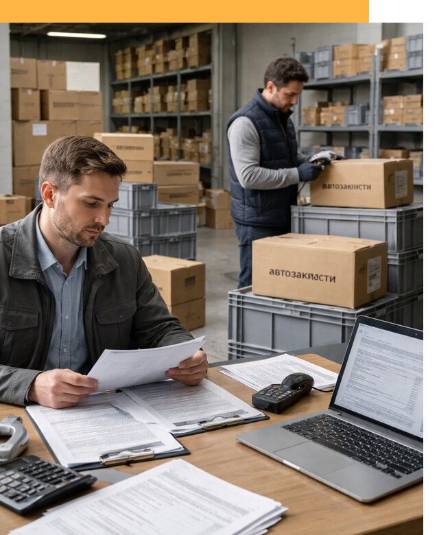 Таможенное оформление автозапчастей по выгодным тарифам от 9302