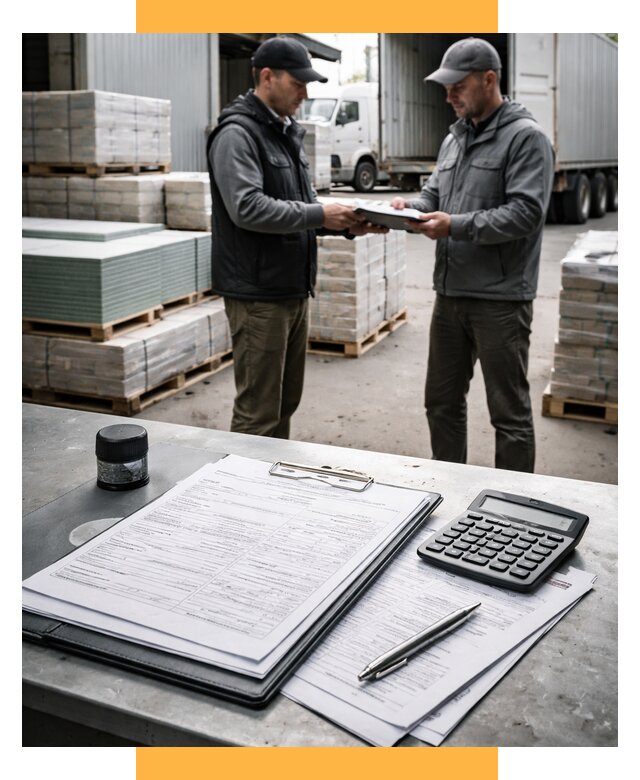 Таможенное оформление стройматериалов от 9302 р. | СетСервис-Вгн