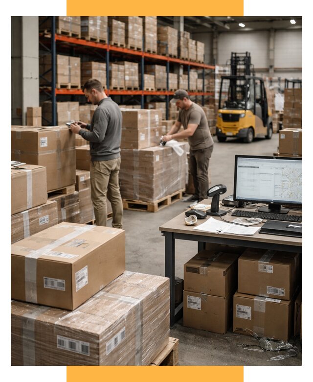 Склад консолидации в Европе от 7113 р., услуги СетСервис-Вгн